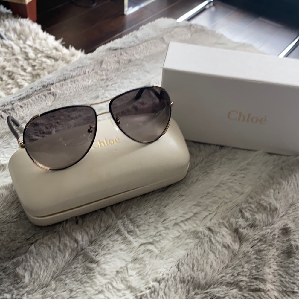 CHLOE Gorgeous Aviator Sunglasses -100% Authentic!